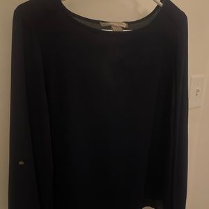 Blue long sleeve shirt